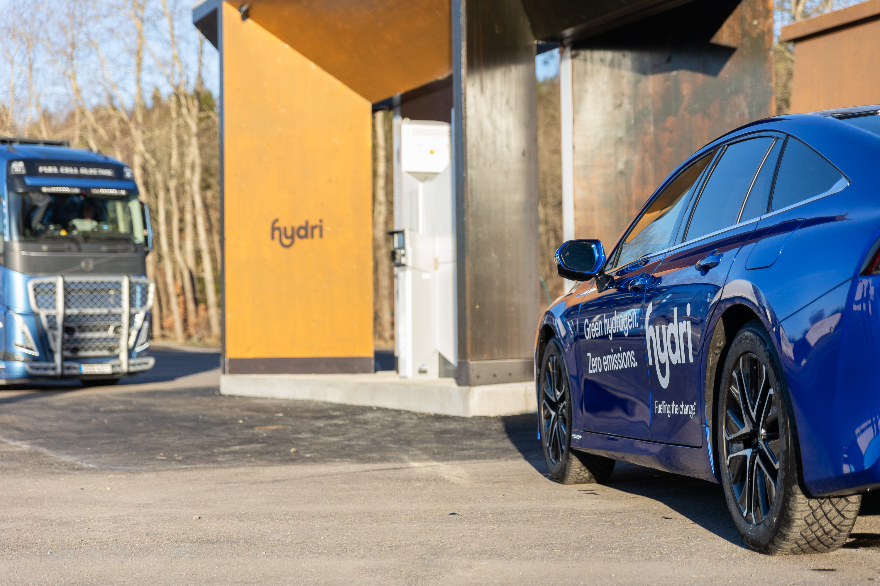 Slutspurt för första etappen av Hydris nätverk för tankstationer